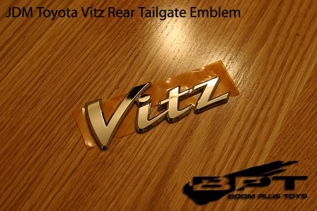JDM Toyota Vitz / Yaris NCP131 Tailgate 'Vitz' Emblem